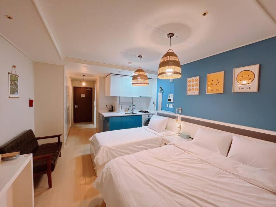 Haeundae Beach Stay #2Min Walk #2Beds Пусан Экстерьер фото