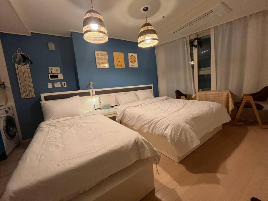 Haeundae Beach Stay #2Min Walk #2Beds Пусан Экстерьер фото
